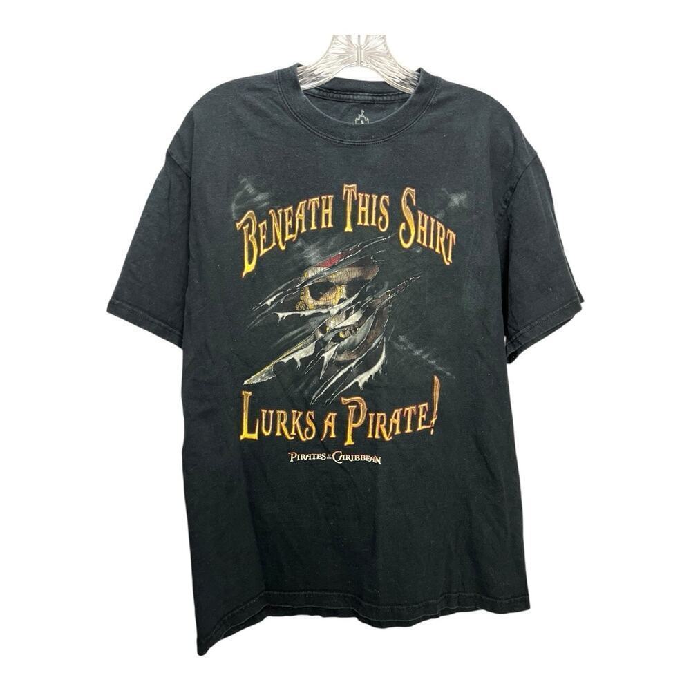 Disney Parks Beneath This Shirt Lies A Pirate Black T-shirt Adult Unisex L
